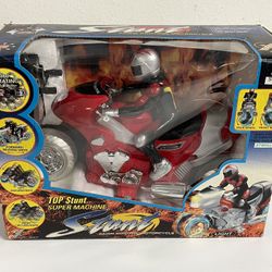 Outer Space Stunt Cyclone Radio Control Motorcycle With 360 Rotating Drift ~ NEW