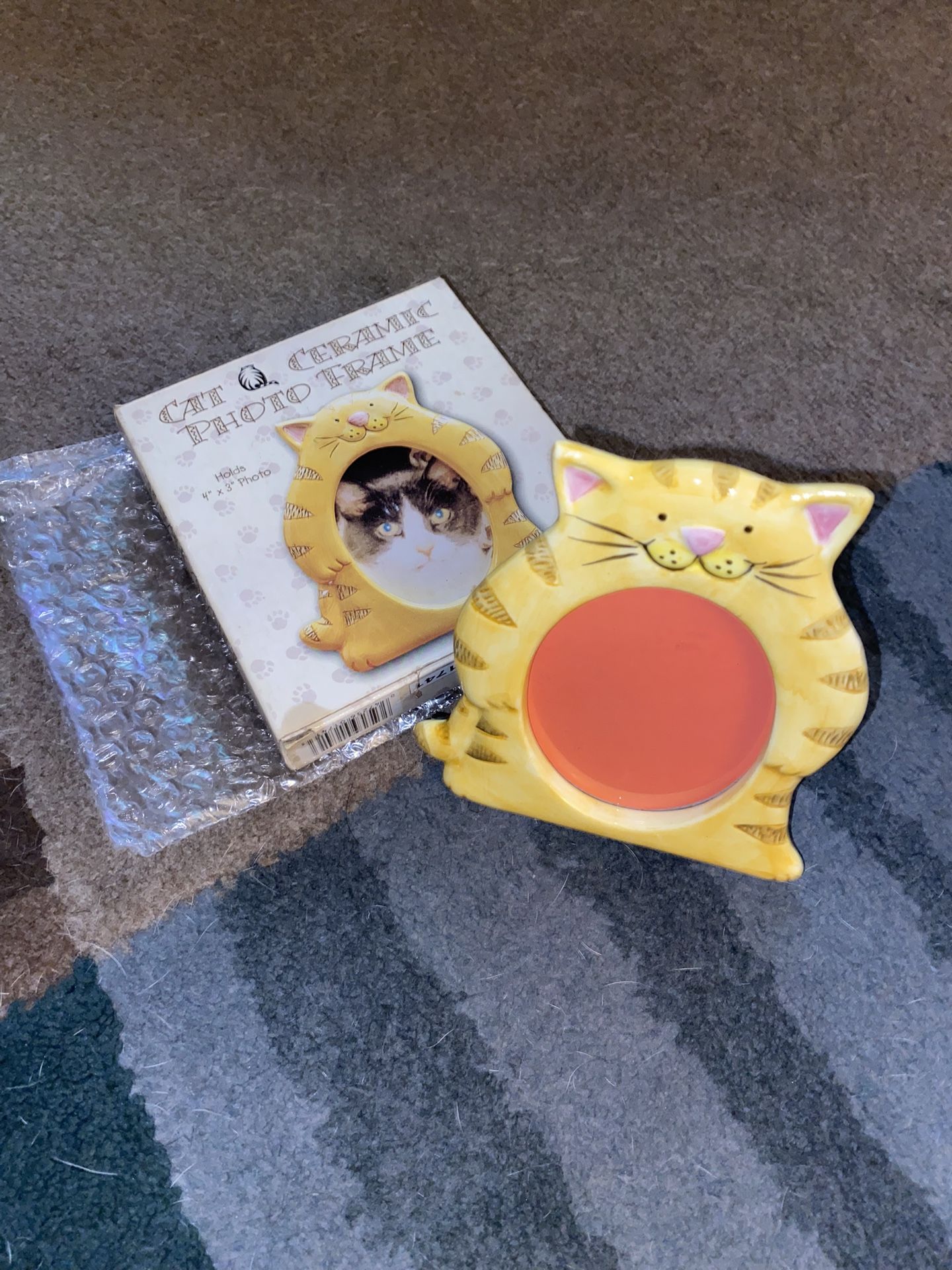 Cat Ceramic Photo Frame