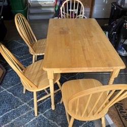 5 Pc Table And Chairs. $50