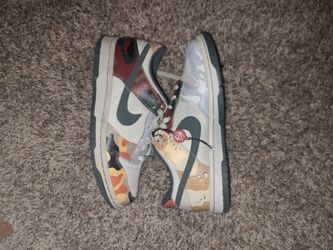 Size 5y Nike Camo Dunk Lows