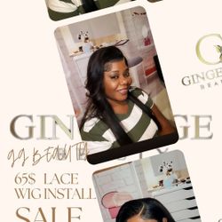 65$ LACE WIG INSTALL