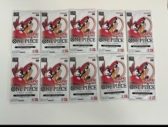 Round 1 x One Piece Card Game Promotional Pack - Lot of 10 Sealed Packs ENGLISH