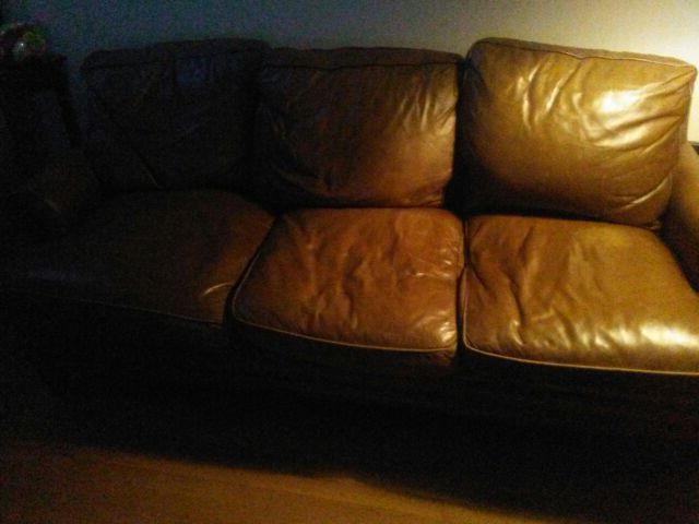 Bernhardt Genuine Leather Sofa