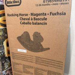 little tikes pink horse