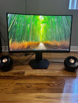 Dell - 24" VA LED FHD Curved Gaming Monitor (HDMI 2.0, Display Port 1.2) - Black