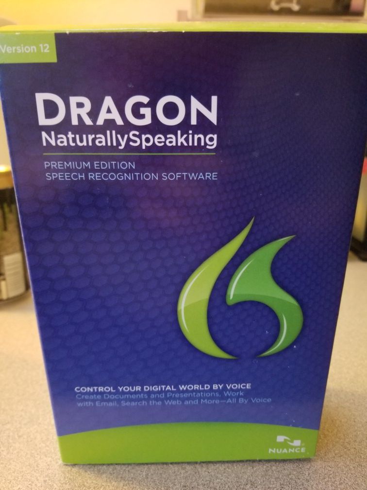 Dragon naturally speaking software