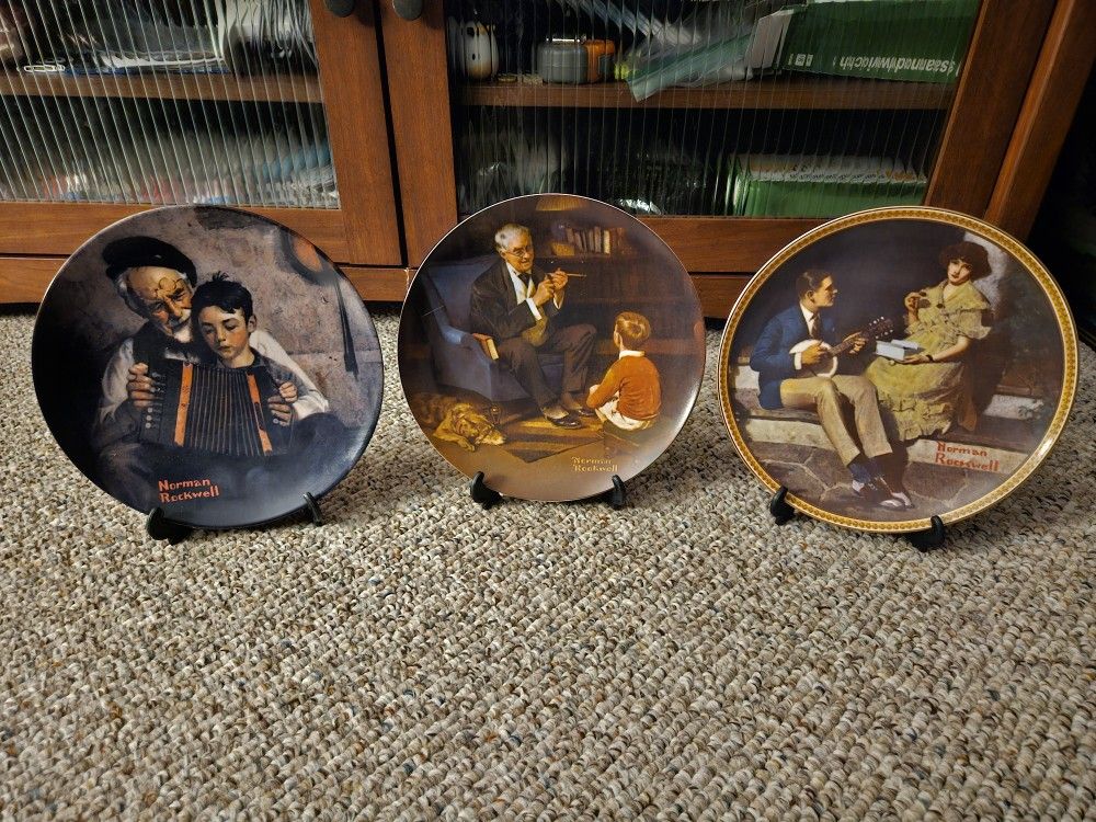 Knowles Norman Rockwell Collectible Plates