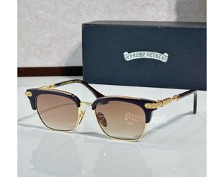 Chrome heart summer sunglasses