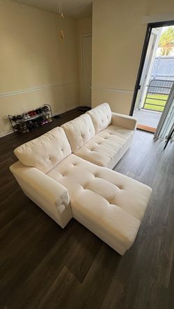 L-shape bed sofa couch