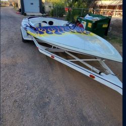 74 Horizon Jet Boat Runs Great Sell OR Trade For FAMILY BOAT 