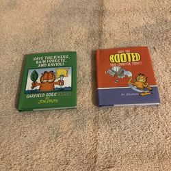 Andrews & McMeen Garfield Gift Books Unused Mini Books With Dust Jackets