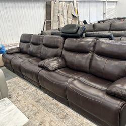 Leather Sofa Ans Loveseat 