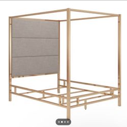 Metal Canopy Queen Size Bed-frame 