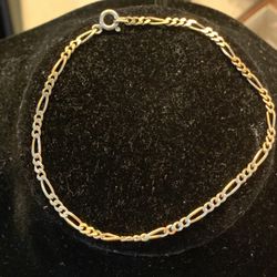 New Gold  Over 925 Sterling Silver Bracelet !