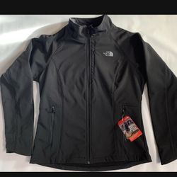 New  Women Black The North Face Apex Bionic Soft Shell  Jacket 