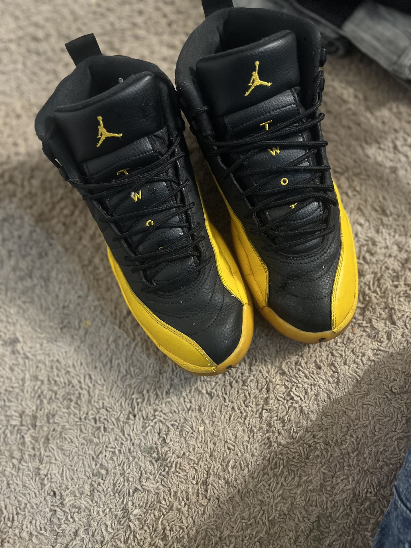 Air Jordan 12 Black/University Gold