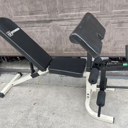 Adjustable Bench With Attachments(Arms/Legs)