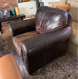 Leather Club chair