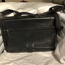 Leather briefcase