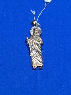 14kt Two-Tone St. Jude Pendant. (C-3) ASK FOR RYAN. #(contact info removed)35