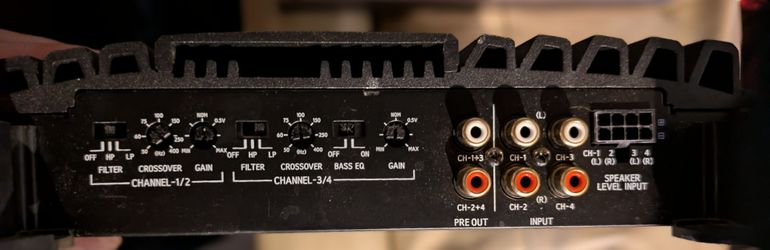 Alpine Amp 2 channel amplifier