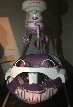 Baby swing purple color