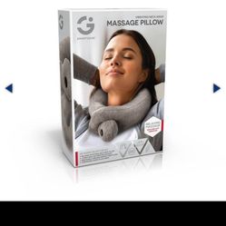 SMARTGEAR Vibrating Neck Wrap Massage Pillow