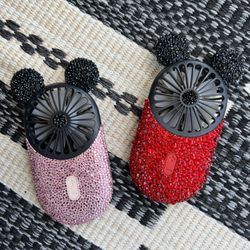 Mickey Fans With rhinestones 