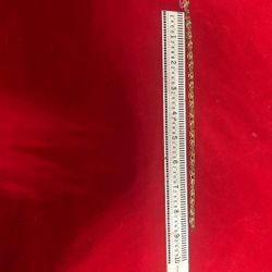 9in 10K YG Fox Tail Bracelet 26gr 