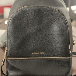 Michael Kors Rhea Medium Pebbled Leather Backpack