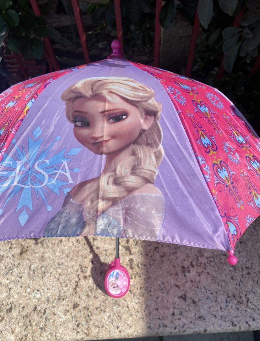Disney Frozen Elsa Umbrella For Kids 