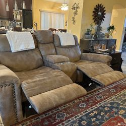 Reclining  Couch And Loveseat 