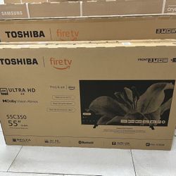 Toshiba 55” 4K Fire TV! Finance For $50 Down Payment!!