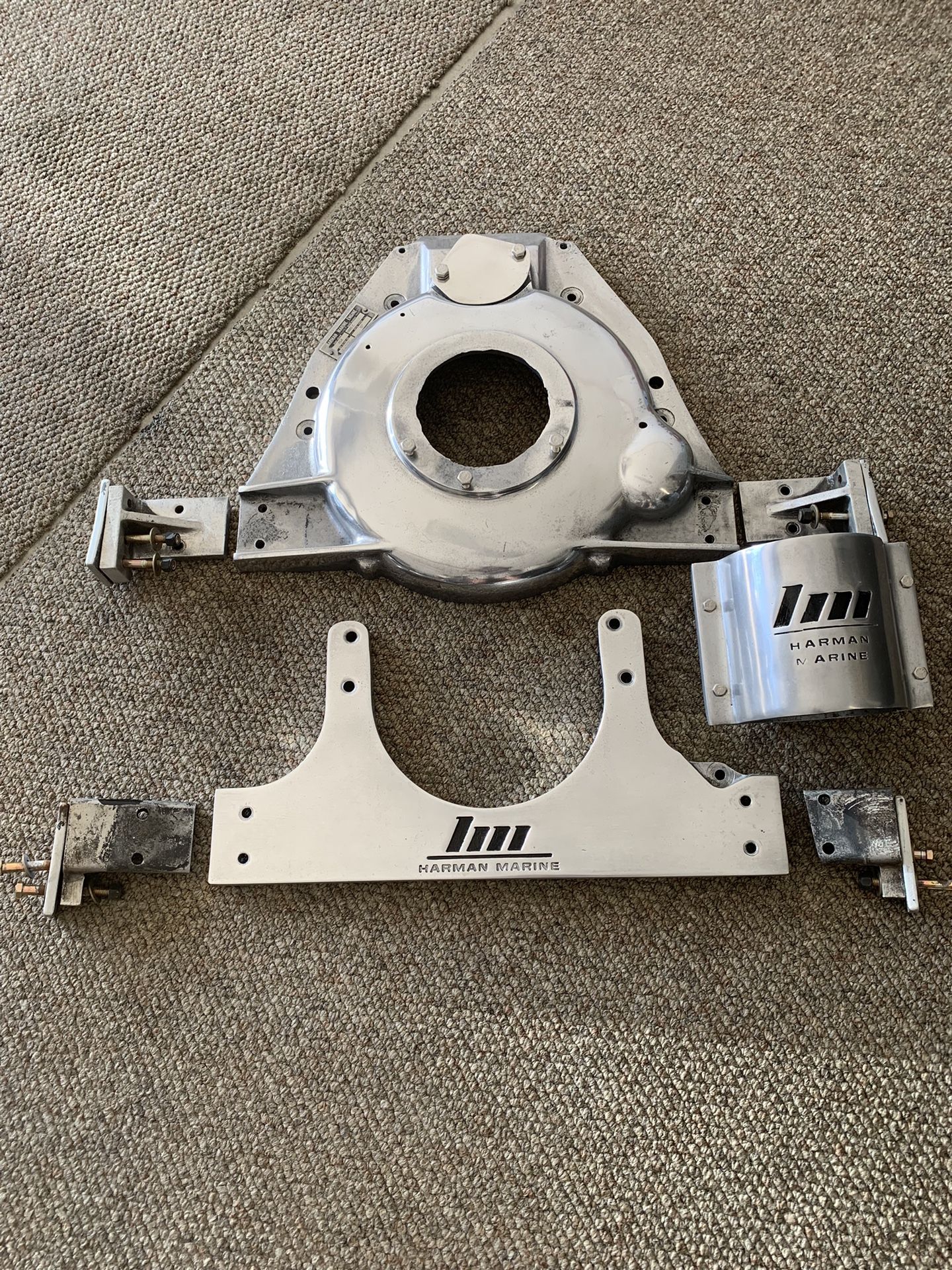 Jet Boat Parts Harmon Marine Chevy Big Block, Engine Mounts And Drive Shaft Cover
