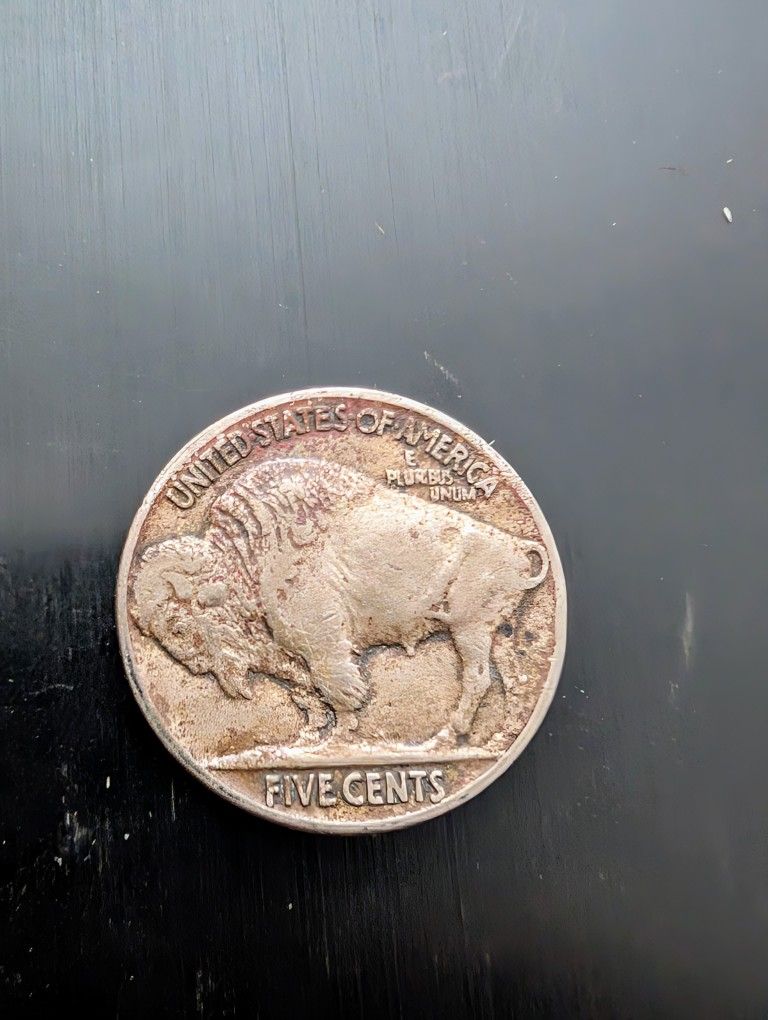 1918 Buffalo Full Horn Details, Miscolored