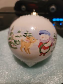 Hallmark glass bulb Christmas