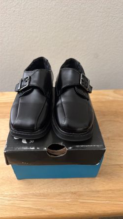 Leor Frankie Toddler Dress Shoes – Black – Size 8