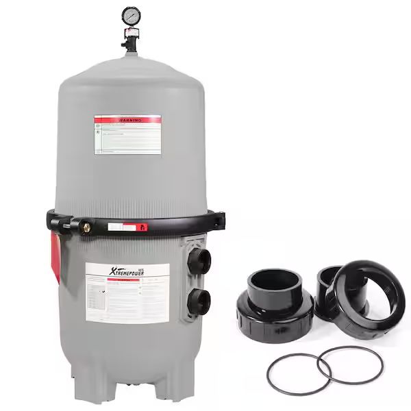 62 SF De Pool Filter In Ground Pool 120 Gallons Per Minute Diatomaceous Earth De Filter Swimming Pool Filter,