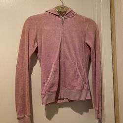 Juicy Couture Y2K Terry Cloth Zip Up Sweatshirt