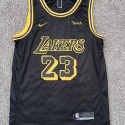 Lakers LeBron James Black Mamba jersey Large