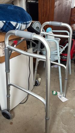 Adjustable Walker and Commode