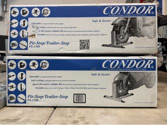 Condor PS 1500 Harley and other brands Motorcycle Wheel Chock/Trailer Stop