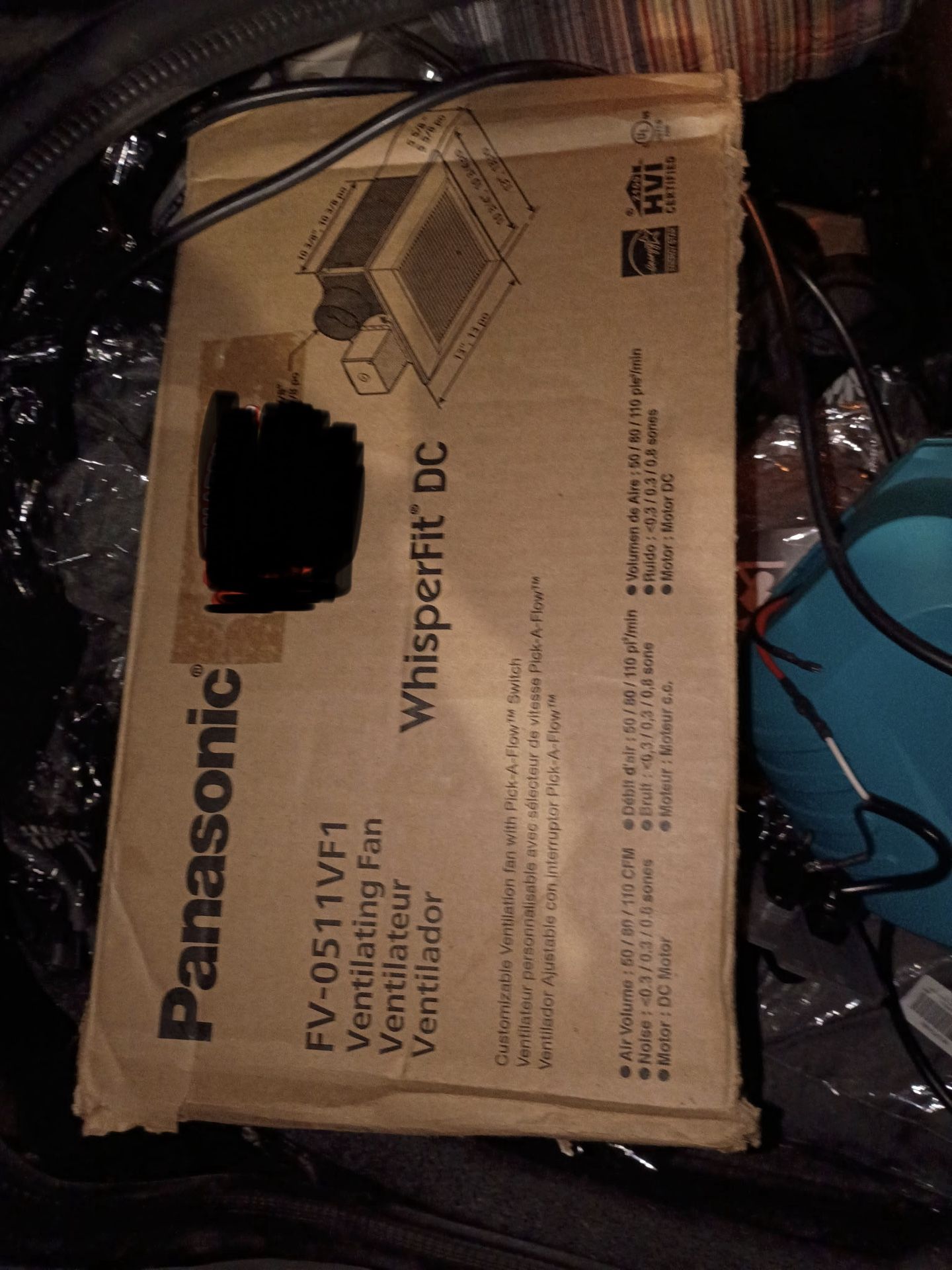 Panasonic Ventilating Fan Ventilateur Ventilador WhisperFit