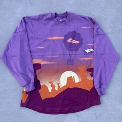 Disney Paradise Falls purple long sleeve shirt size small