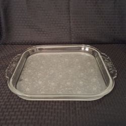 Princess House Fantasia 14" Square Serving Tray