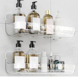 Brand New Acrylic Shower Shelves (2)