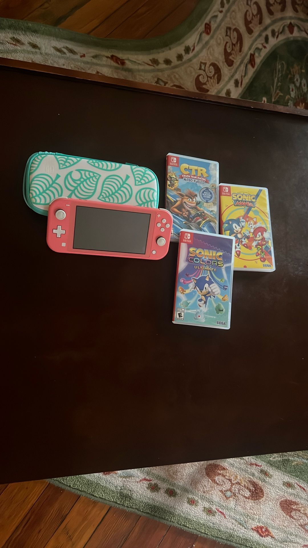 Coral Nintendo Switch Lite Bundle
