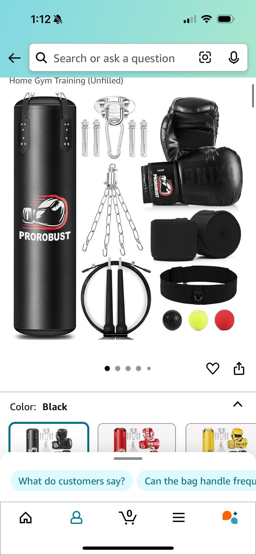 Set Of Gym Accessories