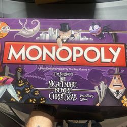 Nightmare Before Christmas Monopoly 