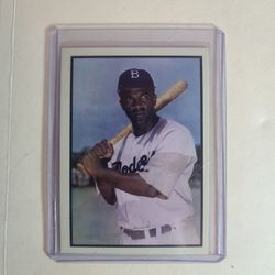 #163 Jackie Robinson- Vintage Litho BES